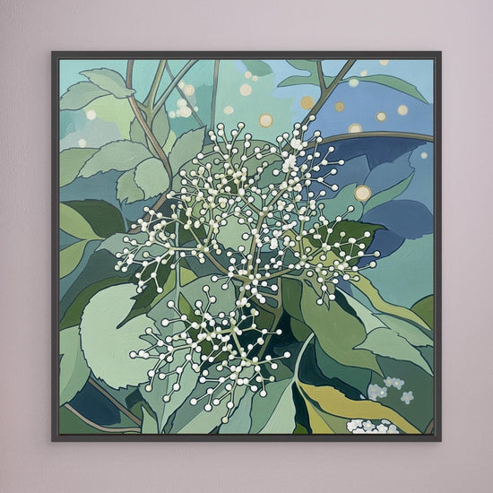 Scandinavian Elderflower Canvas