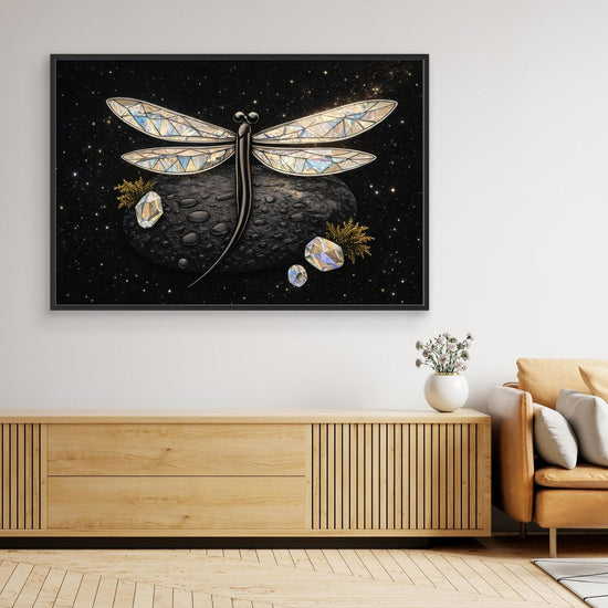 Crystal Wings – The Dragonfly Art Print