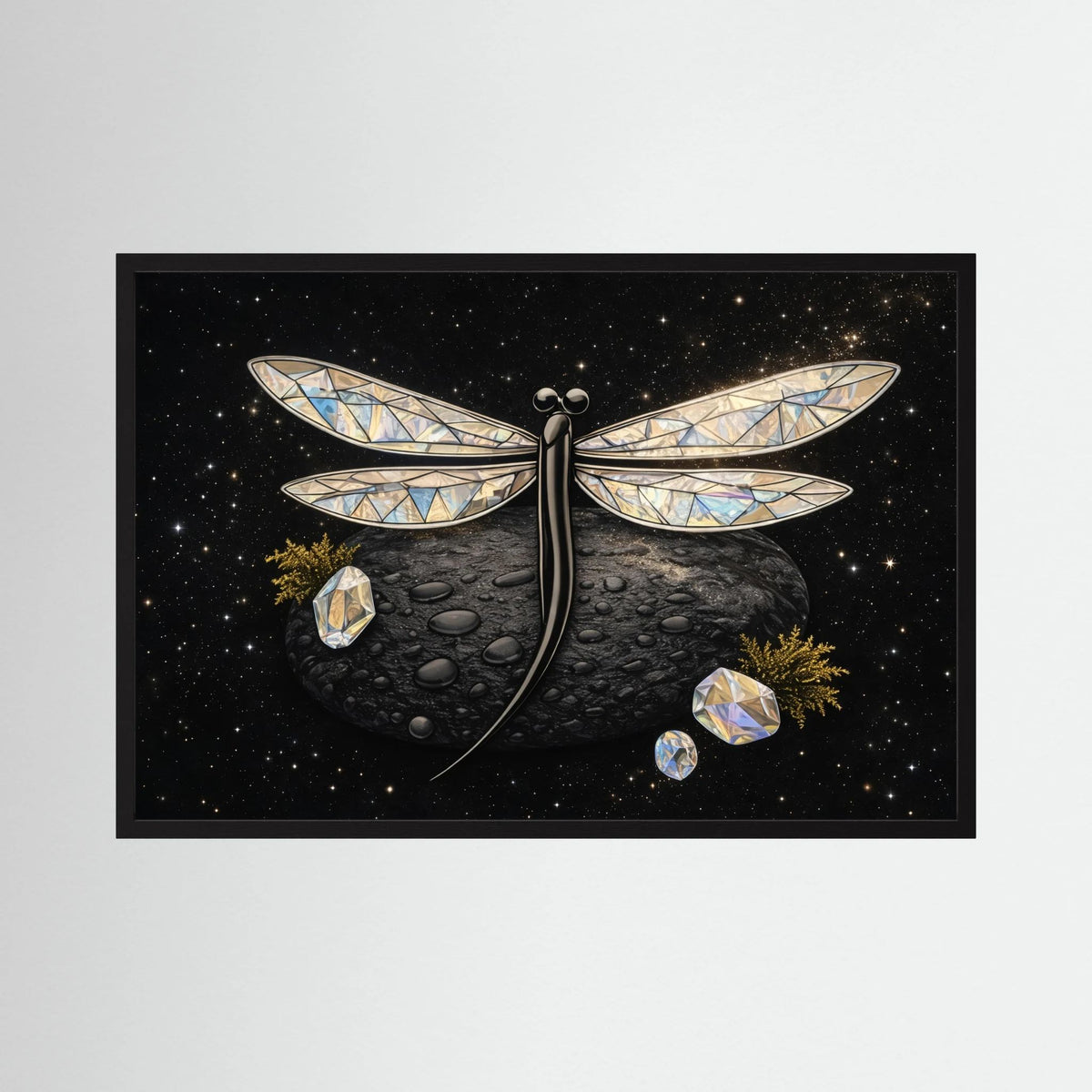 Crystal Wing Dragonfly - Fine Art