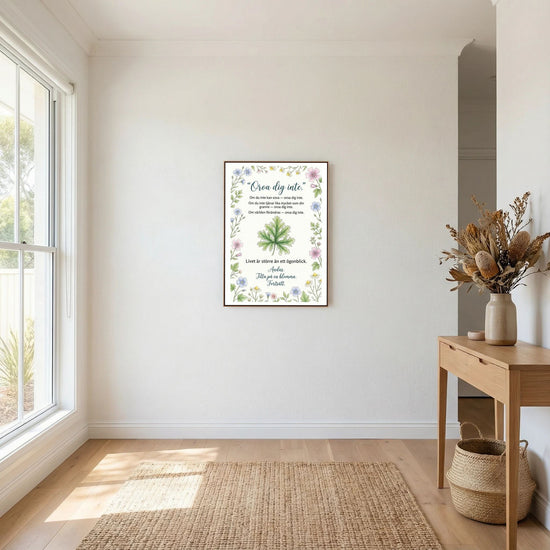 Oroa Dig Inte | Canvas Illustration