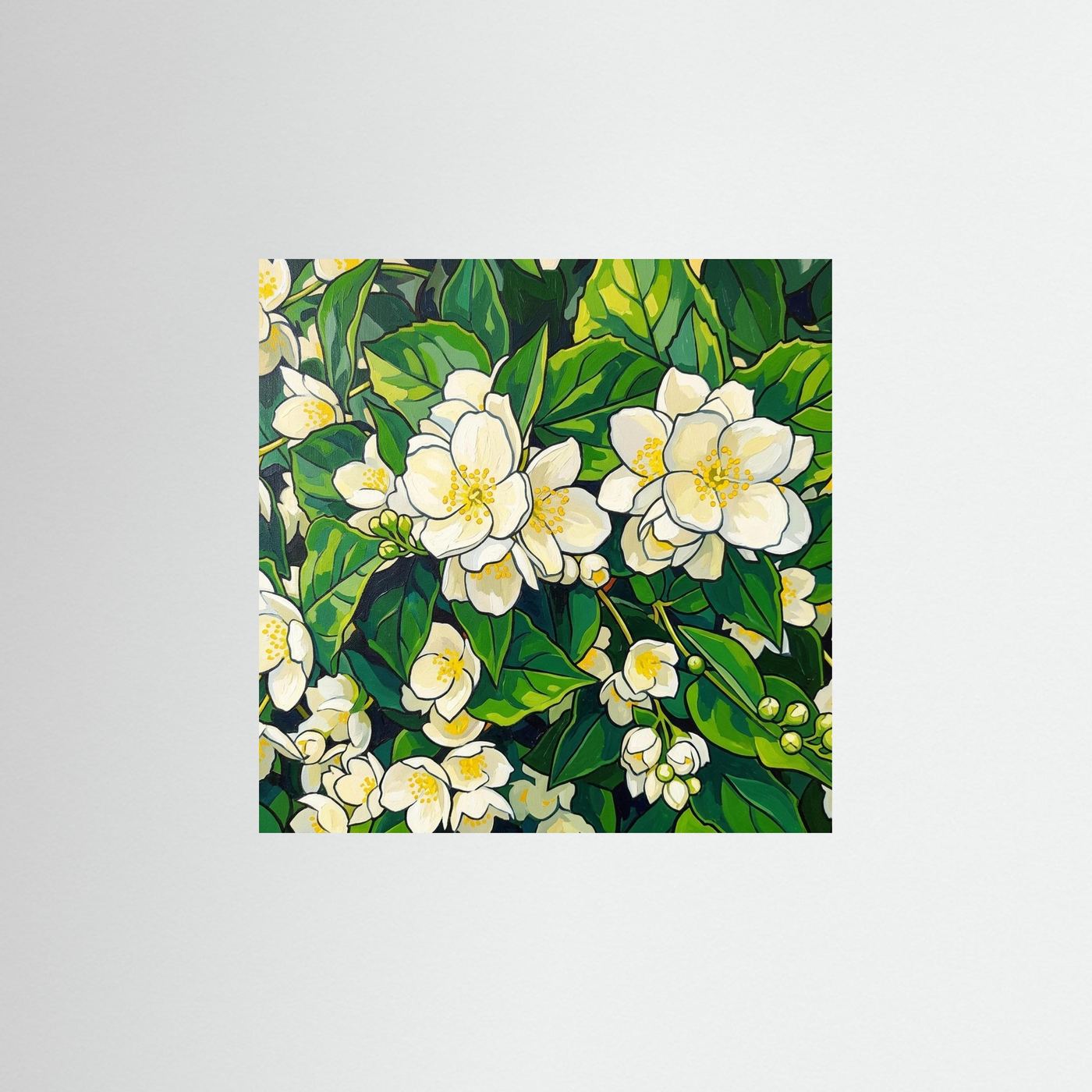 Jasmine Bloom Botanical Fine Art Wall Decor