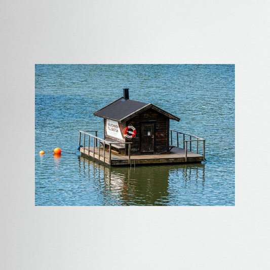 Scandinavian Sauna Culture - Lake House Poster