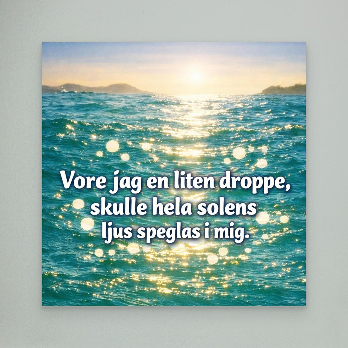 Horisonten – Väggdekoration med Den Tysta Sjöhorisonten