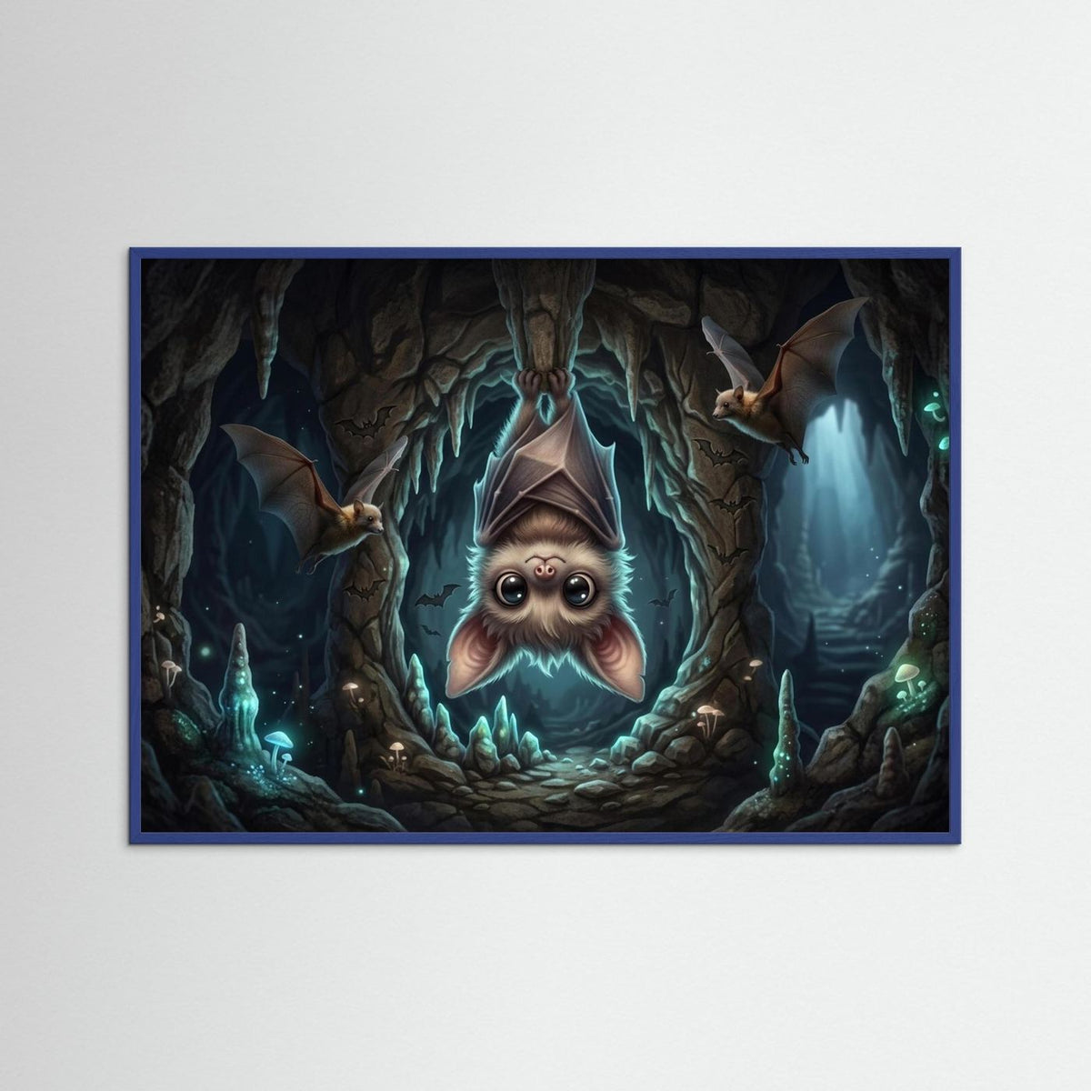 Kawaii Cave Bat - Fine Art Print