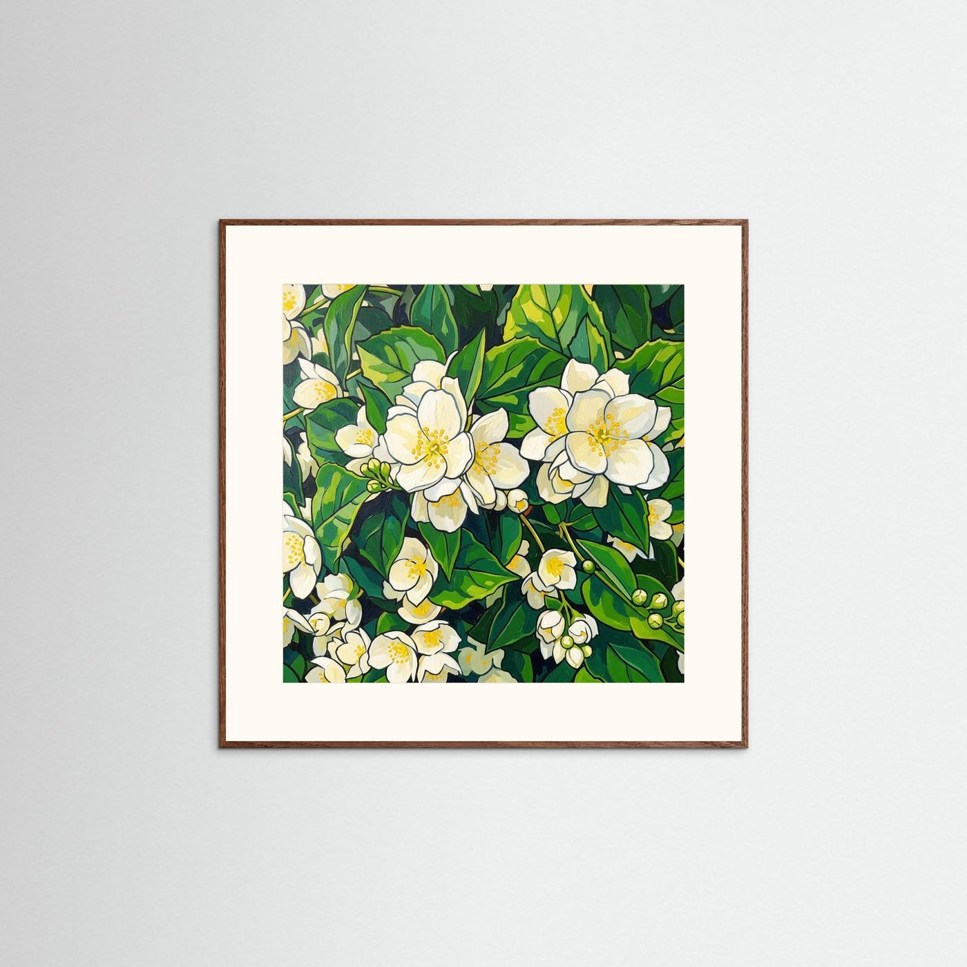 Jasmine Bloom Botanical Fine Art Wall Decor