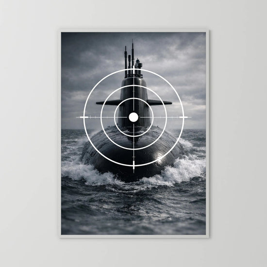 Image of a submarine – Nordic Minimalist Poster