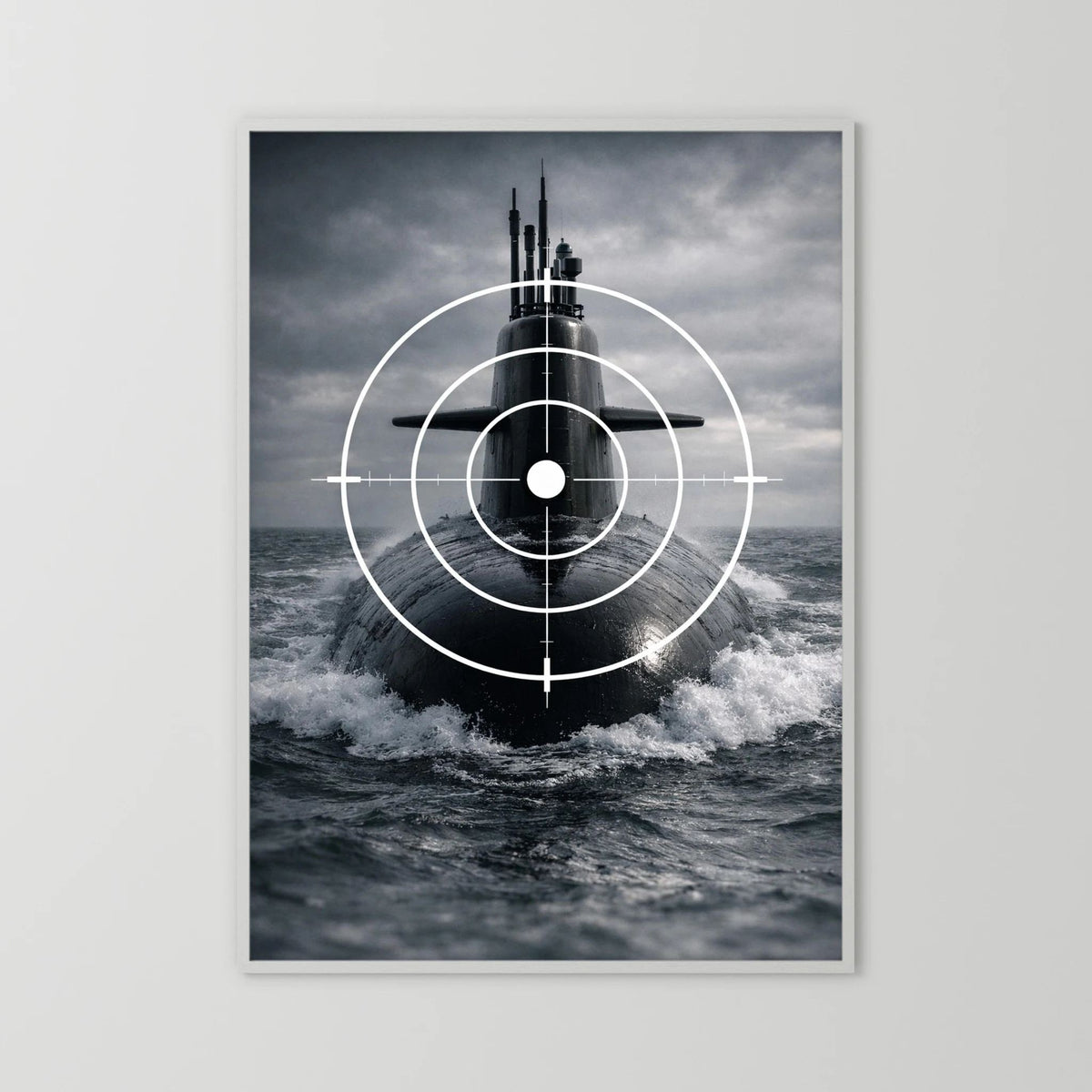 Image of a submarine – Nordic Minimalist Poster