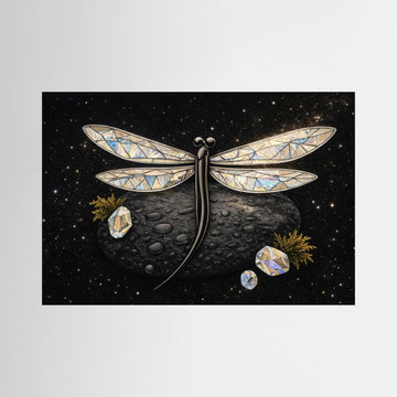Crystal Wing Dragonfly - Fine Art