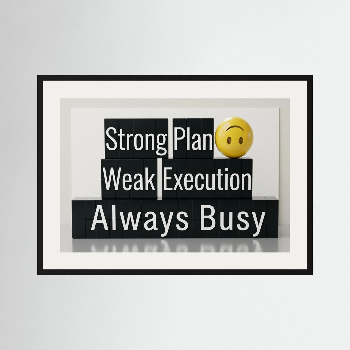 Strong Plan, Weak Execution, Always Busy