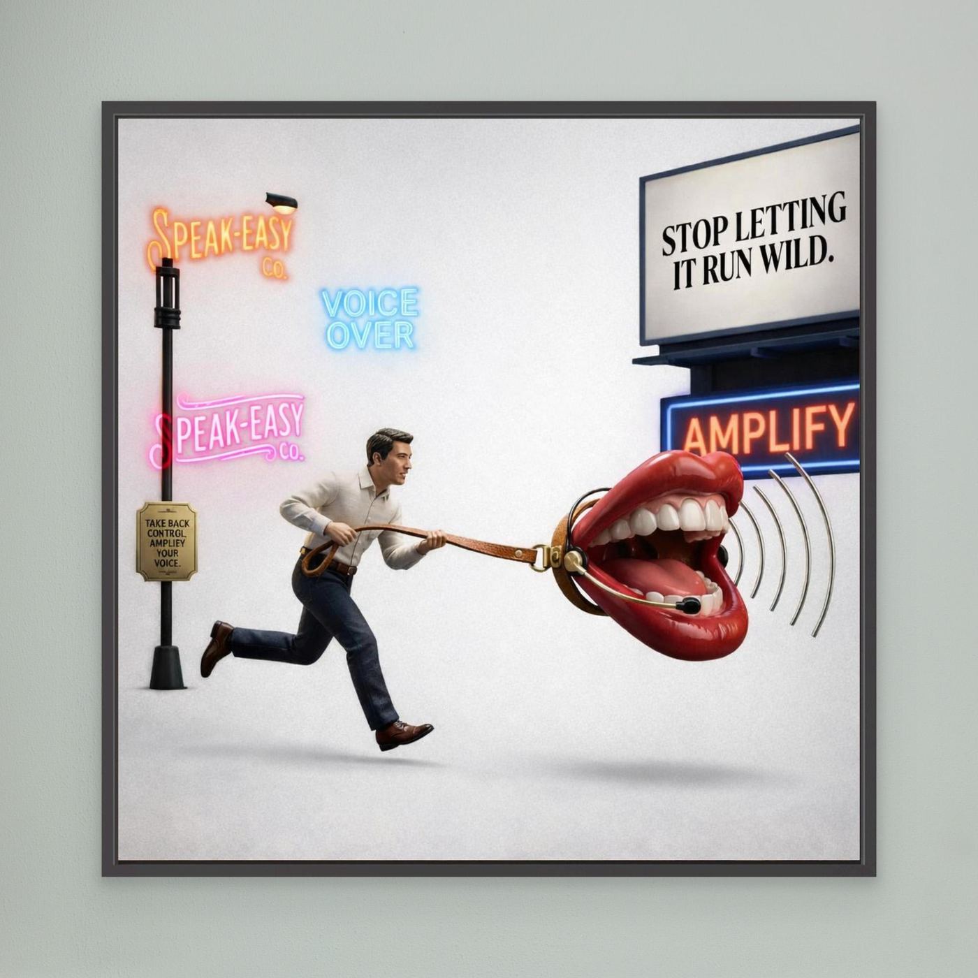 Amplify Your Voice – Surreal Art Print