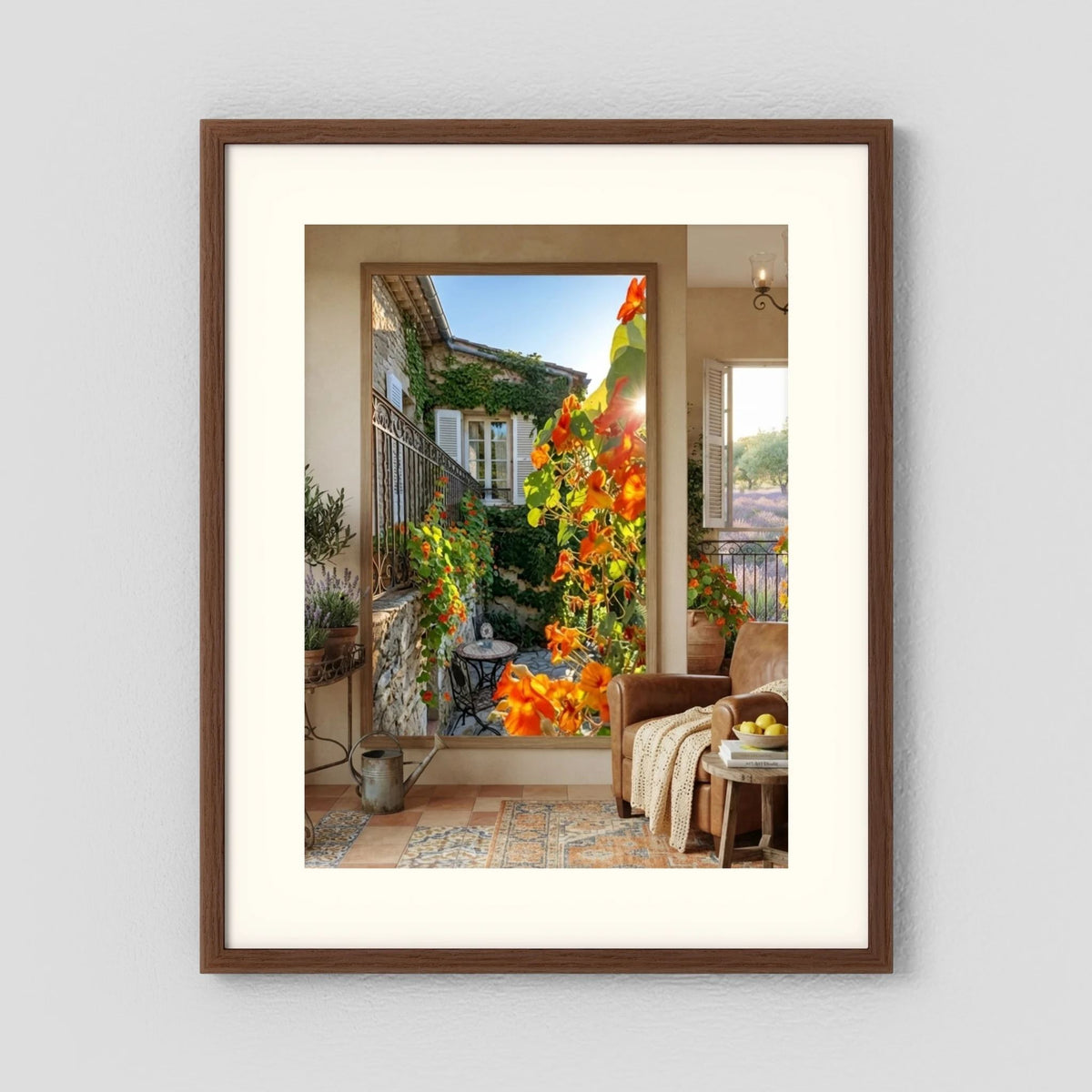 Artists Garden - Colorful Arcadian Art Poster