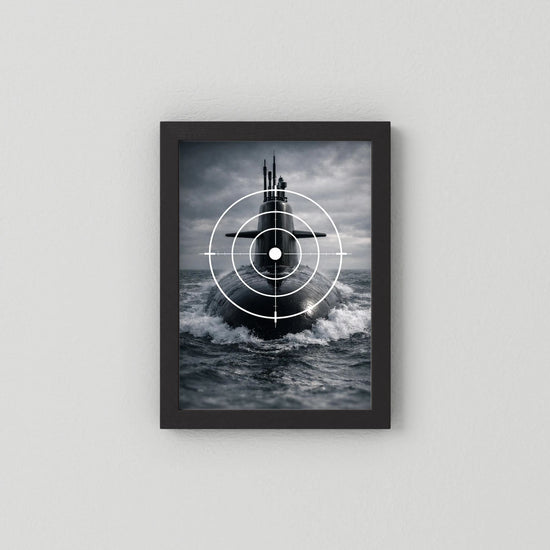 Image of a submarine – Nordic Minimalist Poster