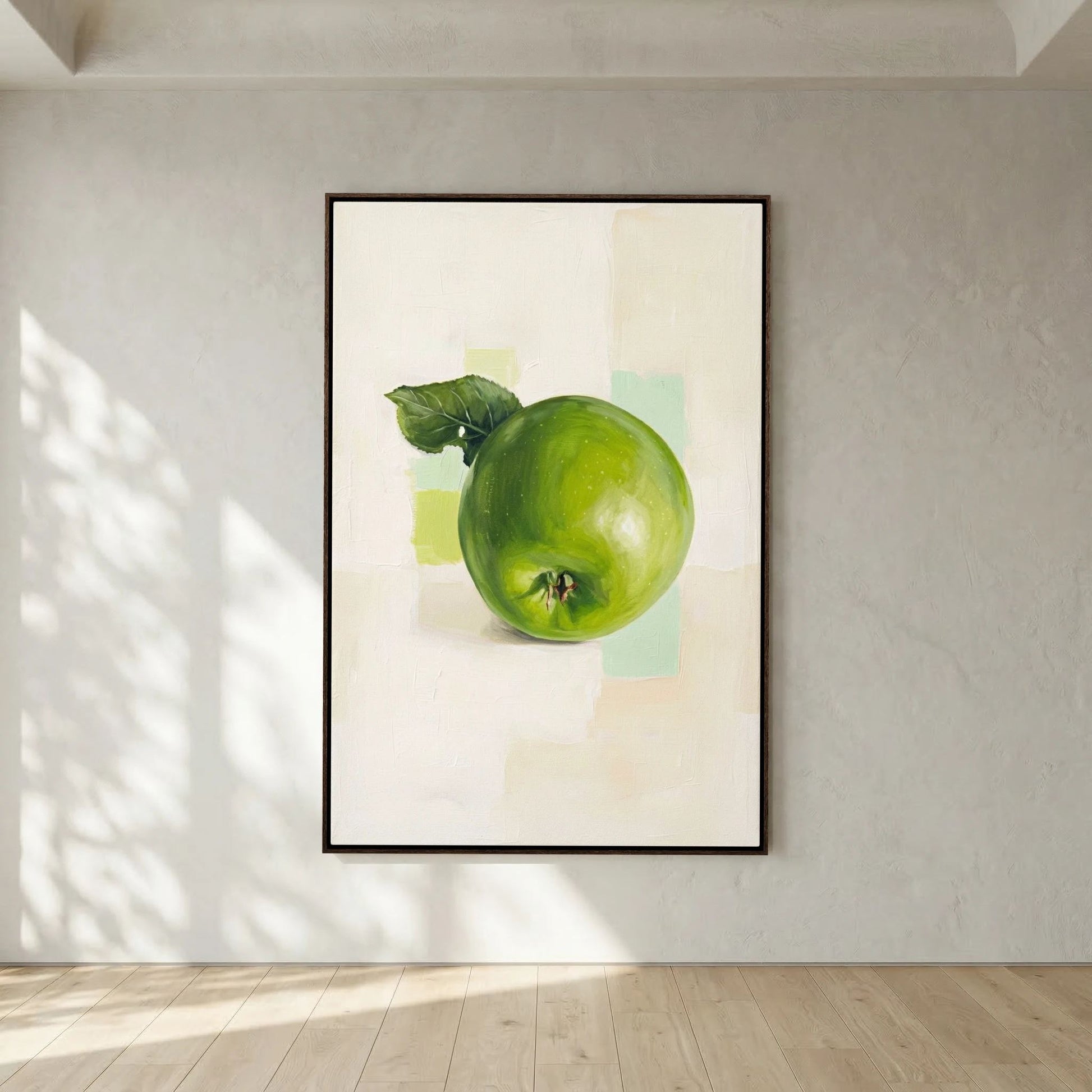 Grönt Äpple Canvas – Äpple Tavla – Grönt Äpple Poster