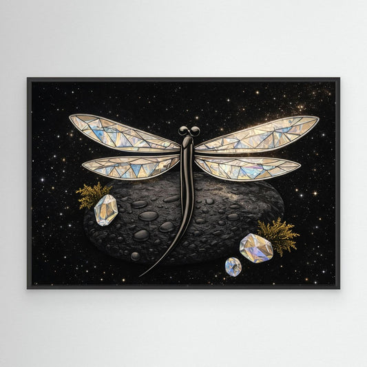 Dragonfly Wings Illustration  –  Canvas Art Print