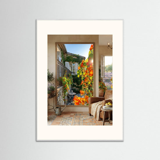 Artists Garden - Colorful Arcadian Art Poster