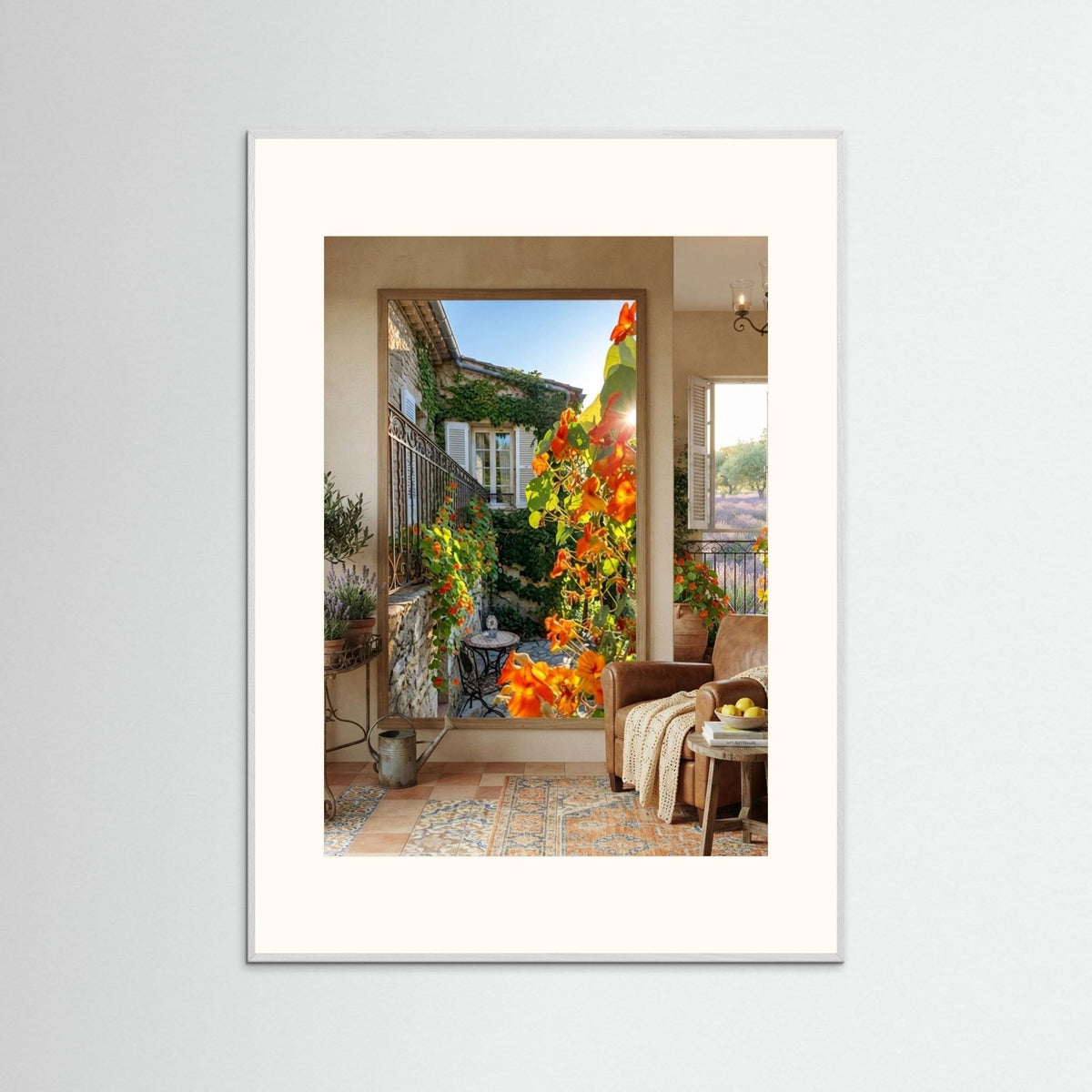 Artists Garden - Colorful Arcadian Art Poster