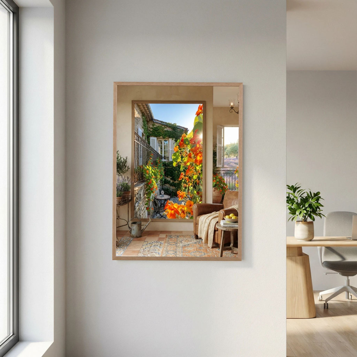 Artists Garden - Colorful Arcadian Art Poster