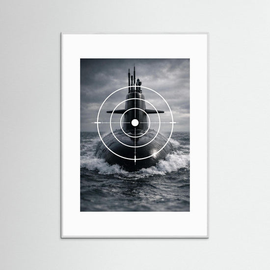 Image of a submarine – Nordic Minimalist Poster