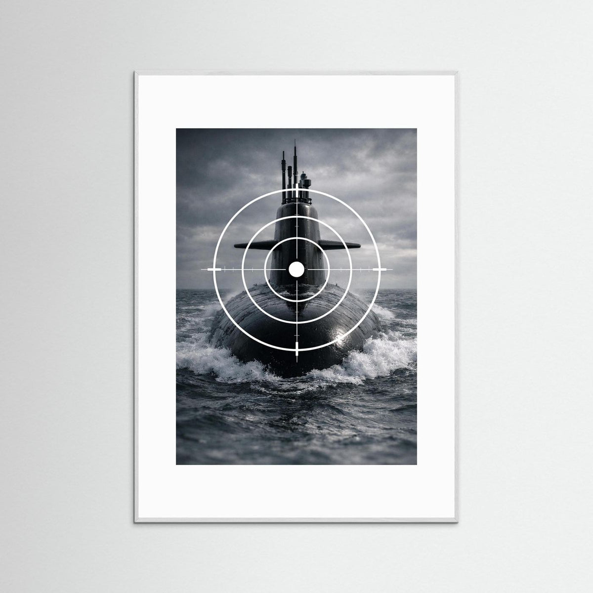 Image of a submarine – Nordic Minimalist Poster