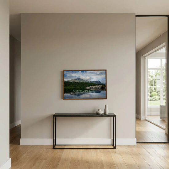 Mountain Lake Image – Scandinavian Highlands Poster