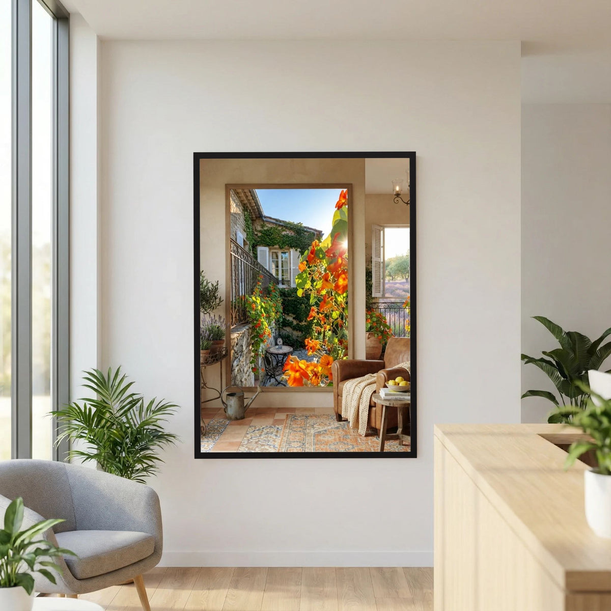 Artists Garden - Colorful Arcadian Art Poster