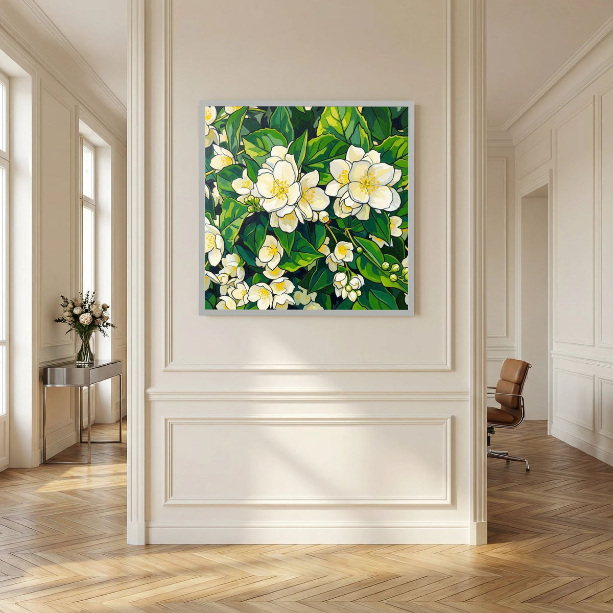Flowering Jasmine Illustration - Botanical Fine Art Print