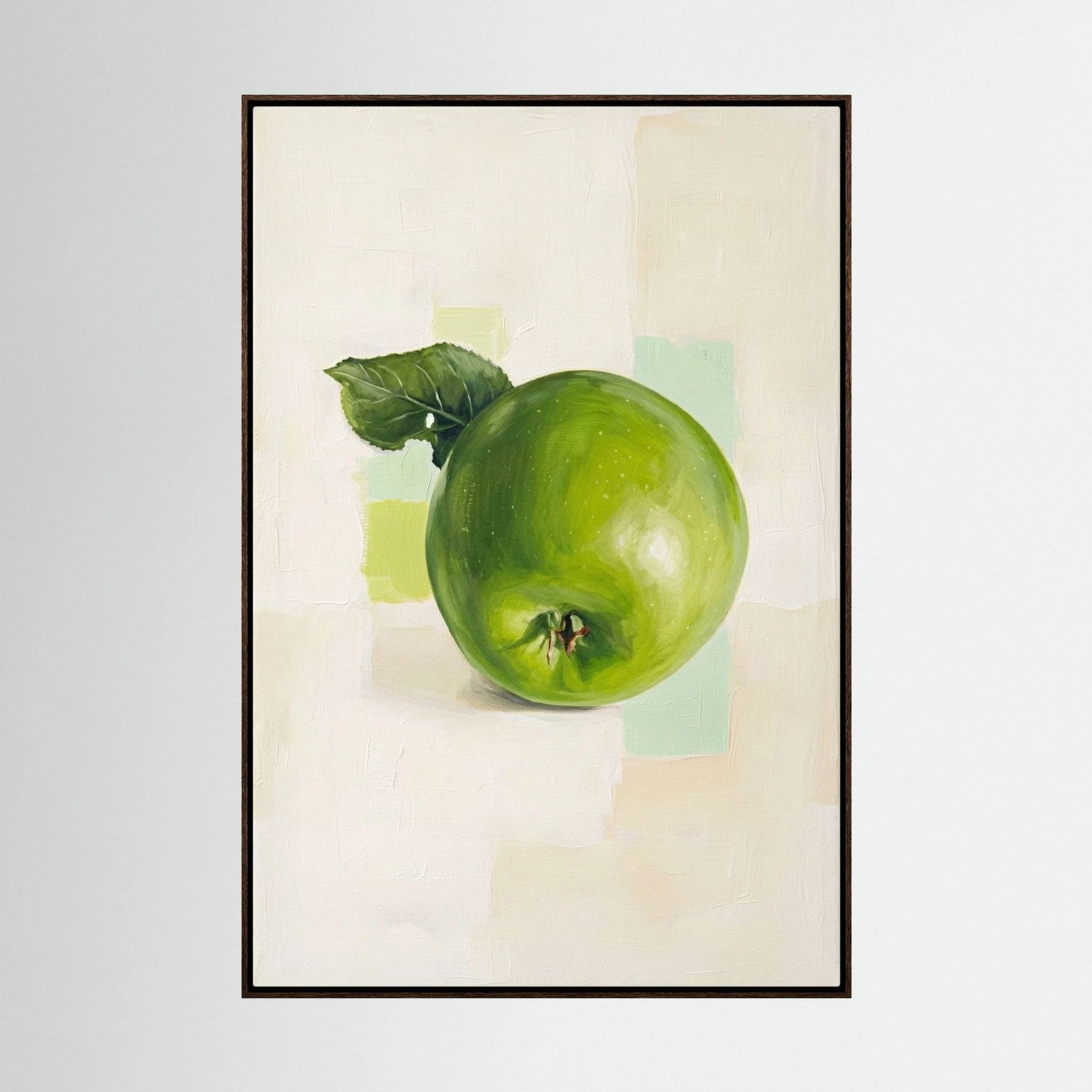 Grönt Äpple Canvas – Äpple Tavla – Grönt Äpple Poster
