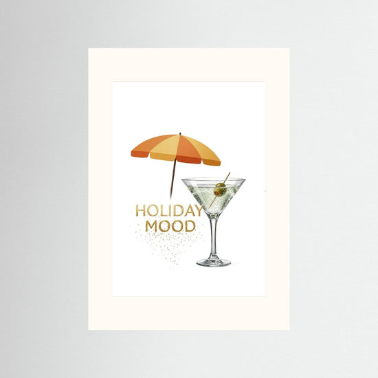 Summer Martini Under the Parasoll - Holiday Mood