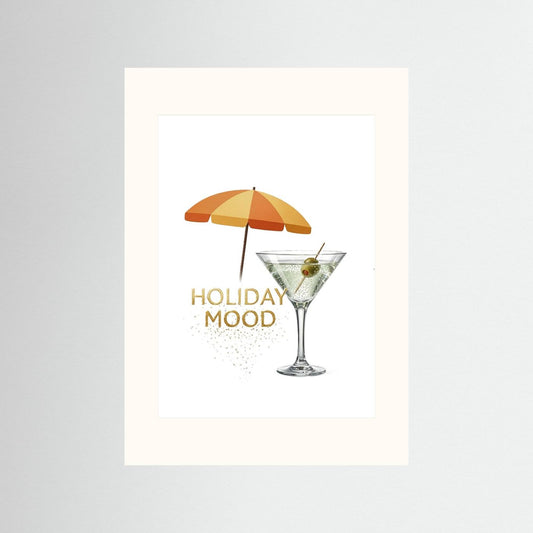 Summer Martini Under the Parasoll - Holiday Mood