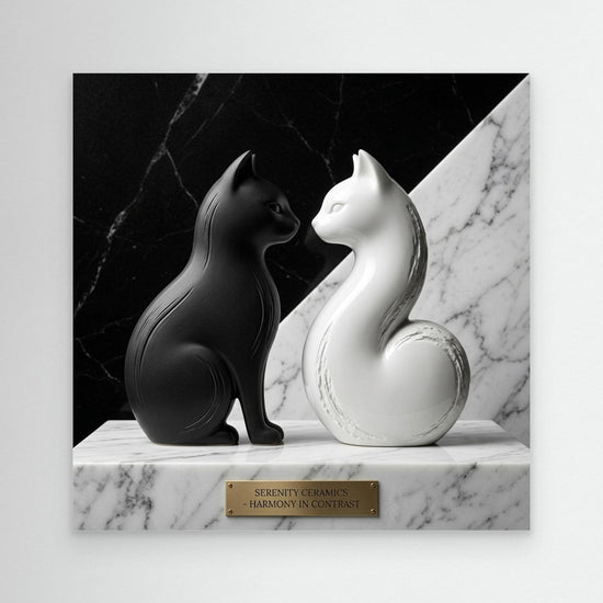 Yin & Yang Cats – Contrast Art
