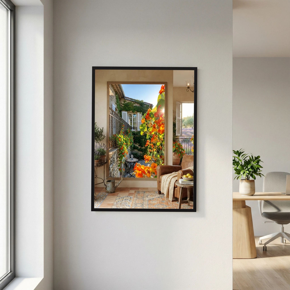 Artists Garden - Colorful Arcadian Art Poster