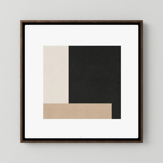 Bokstaven L – Minimalistisk Canvas Tavla