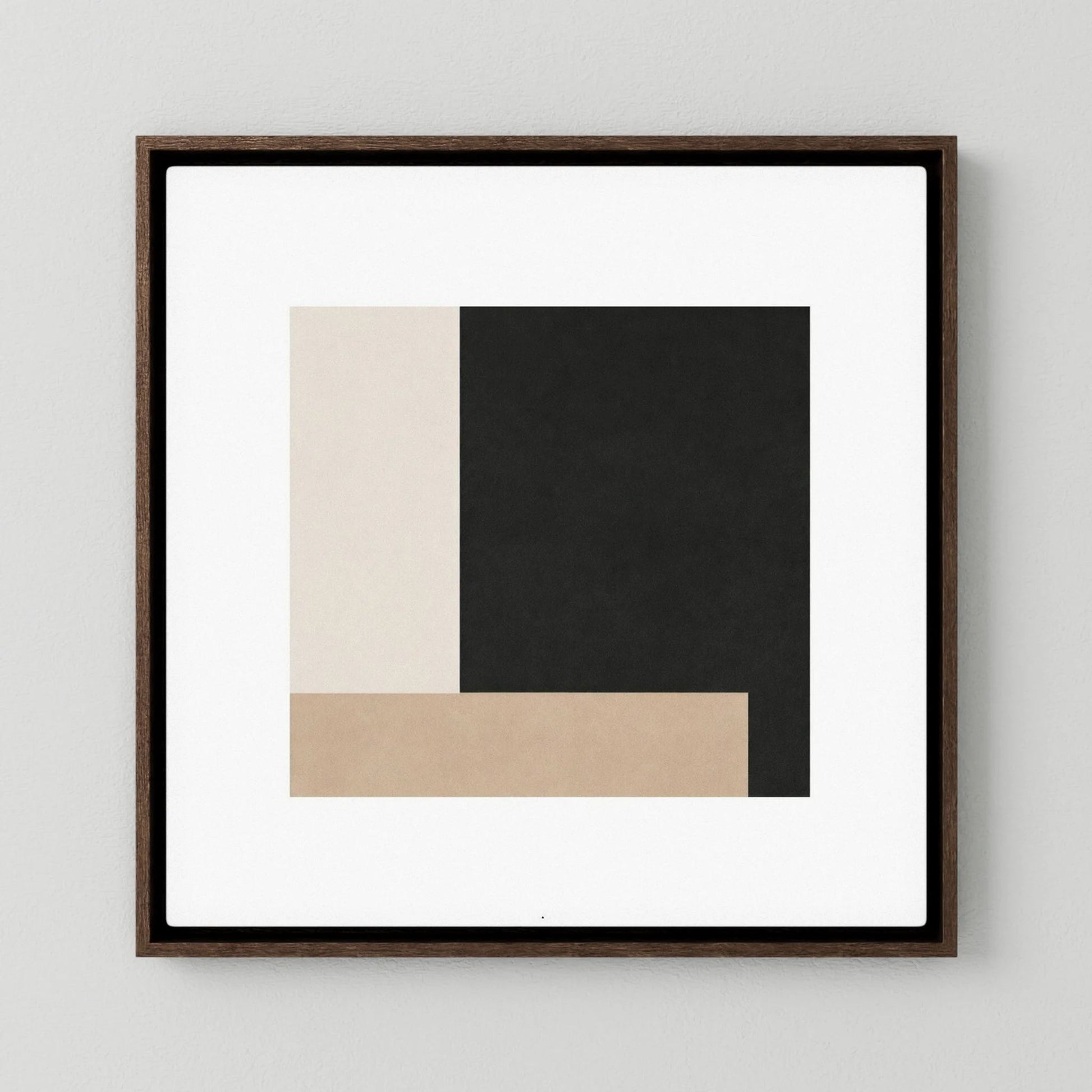 Bokstaven L – Minimalistisk Canvas Tavla