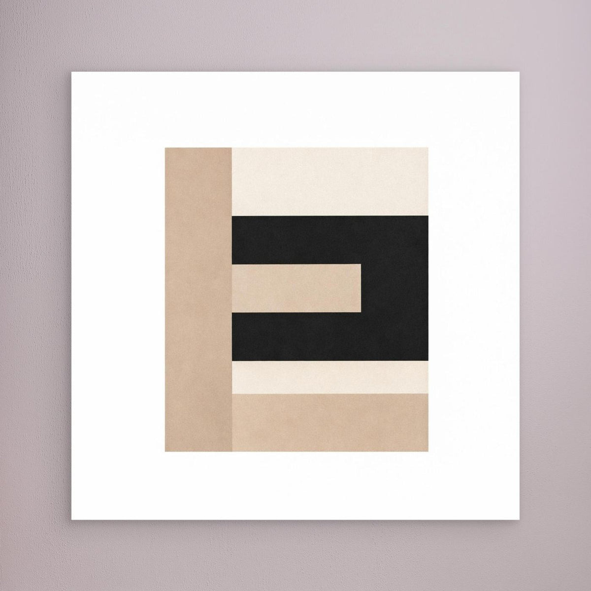 Bokstaven E: Stilfull Canvstavla