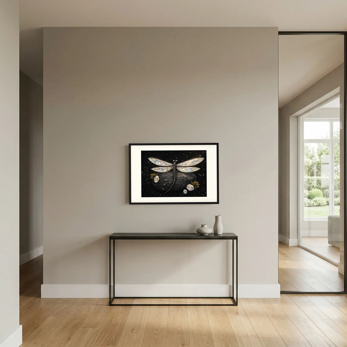 Crystal Wing Dragonfly - Fine Art