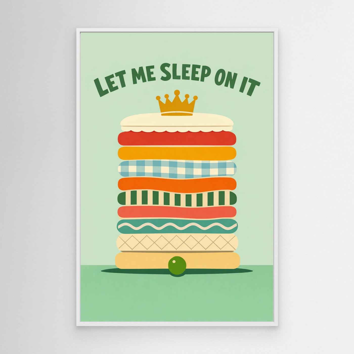 Swedish Princess Cake – Vintage Wall Art Let Me Sleep On It