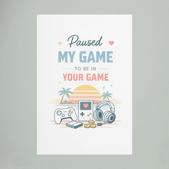 The Connection Poster – Paused My Game