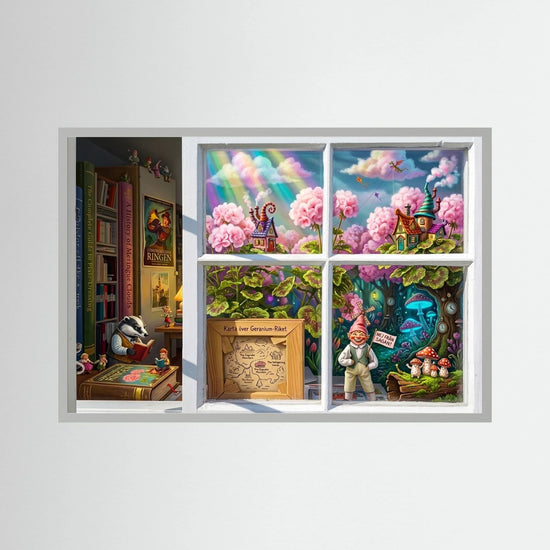 Gnome Home Nordic Whimsy Poster