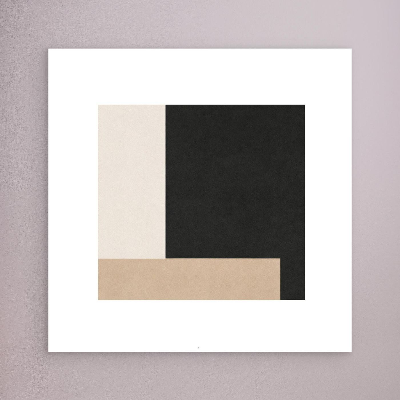 Bokstaven L – Minimalistisk Canvas Tavla