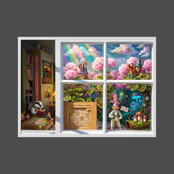 Gnome Home Nordic Whimsy Poster