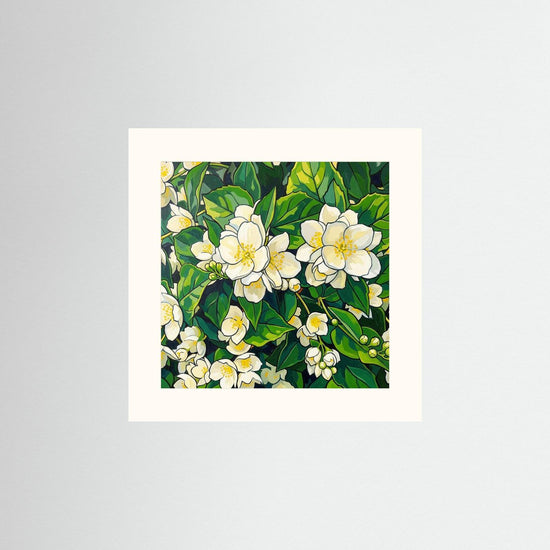 Jasmine Bloom Botanical Fine Art Wall Decor