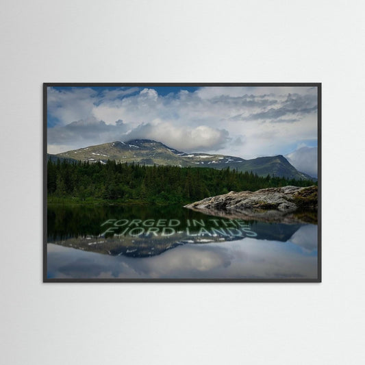 Mountain Lake Image – Scandinavian Highlands Poster