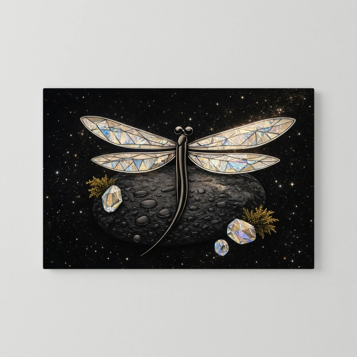 Dragonfly Wings Illustration  –  Canvas Art Print