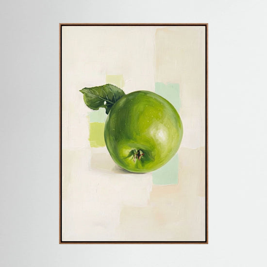 Grönt Äpple Canvas – Äpple Tavla – Grönt Äpple Poster