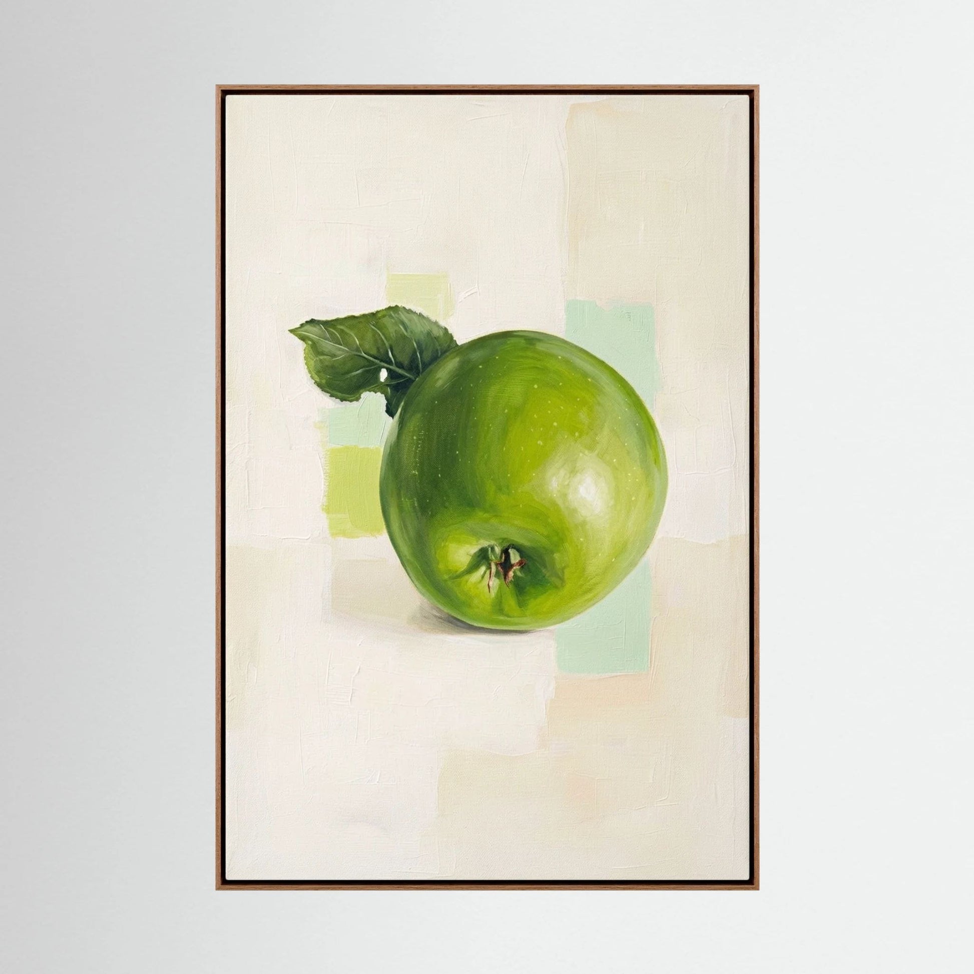 Grönt Äpple Canvas – Äpple Tavla – Grönt Äpple Poster