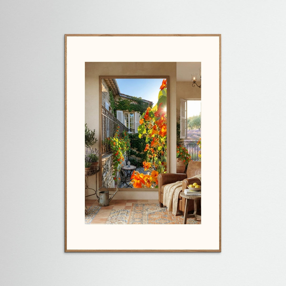 Artists Garden - Colorful Arcadian Art Poster