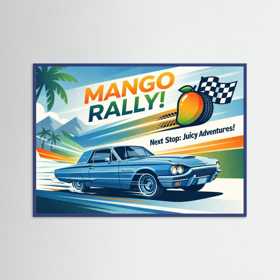 Thunderbird Retro Poster – Tropical Stop