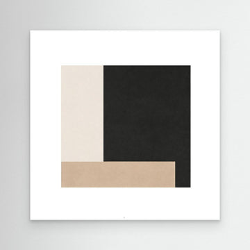 Bokstaven L – Minimalistisk Canvas Tavla