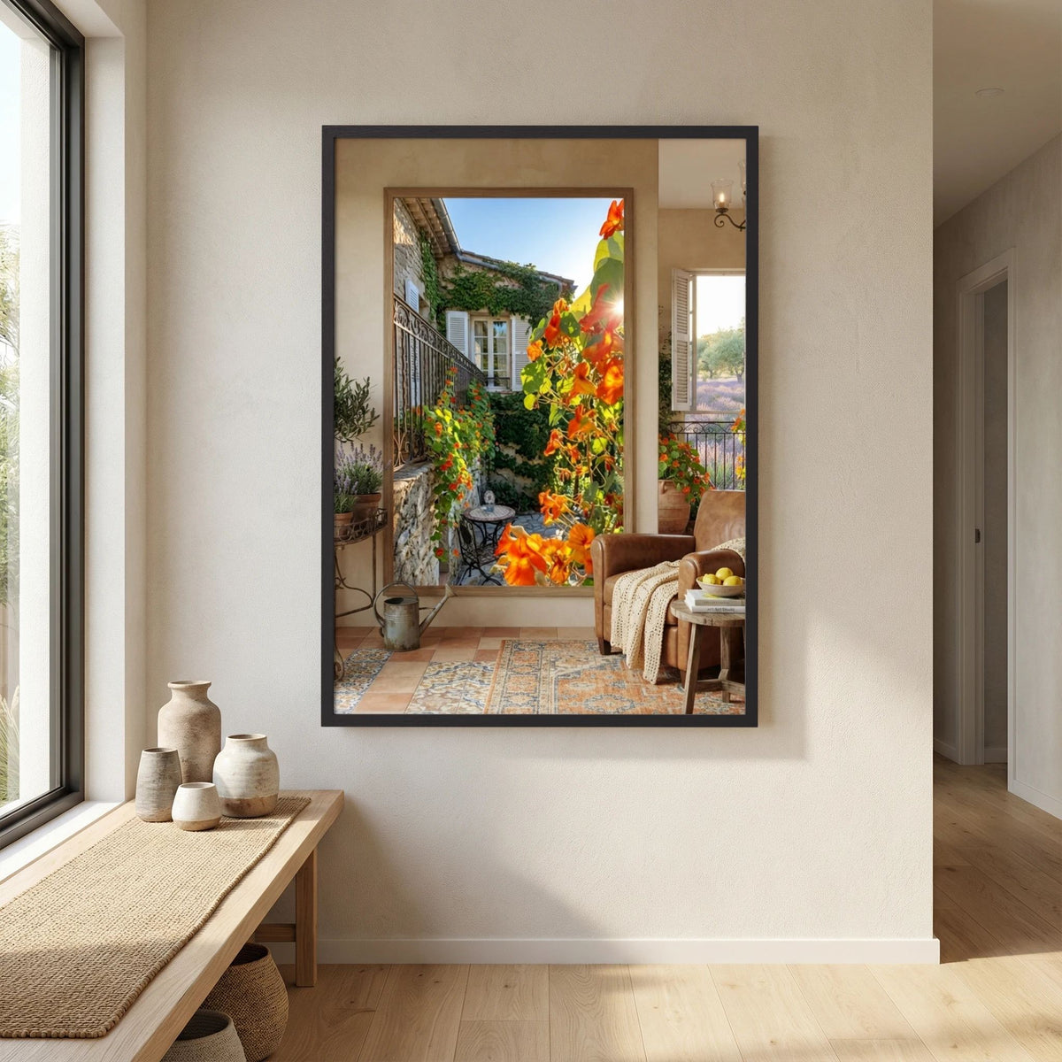 Artists Garden - Colorful Arcadian Art Poster