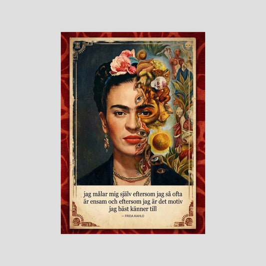Frida Kahlo Porträtt: Inner Worlds | Konsttryck